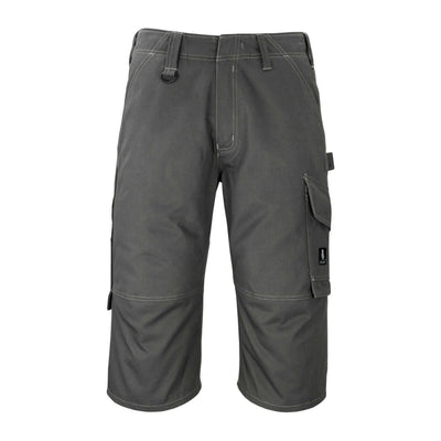 Mascot Hartford 3-4-Length Work Trousers 14549-630 Front #colour_dark-anthracite-grey