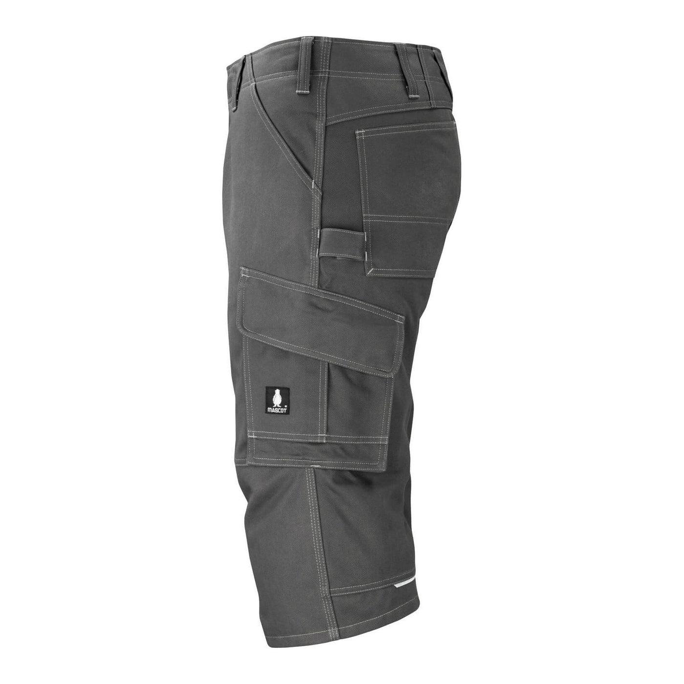 Mascot Hartford 3-4-Length Work Trousers 14549-630 Right #colour_dark-anthracite-grey