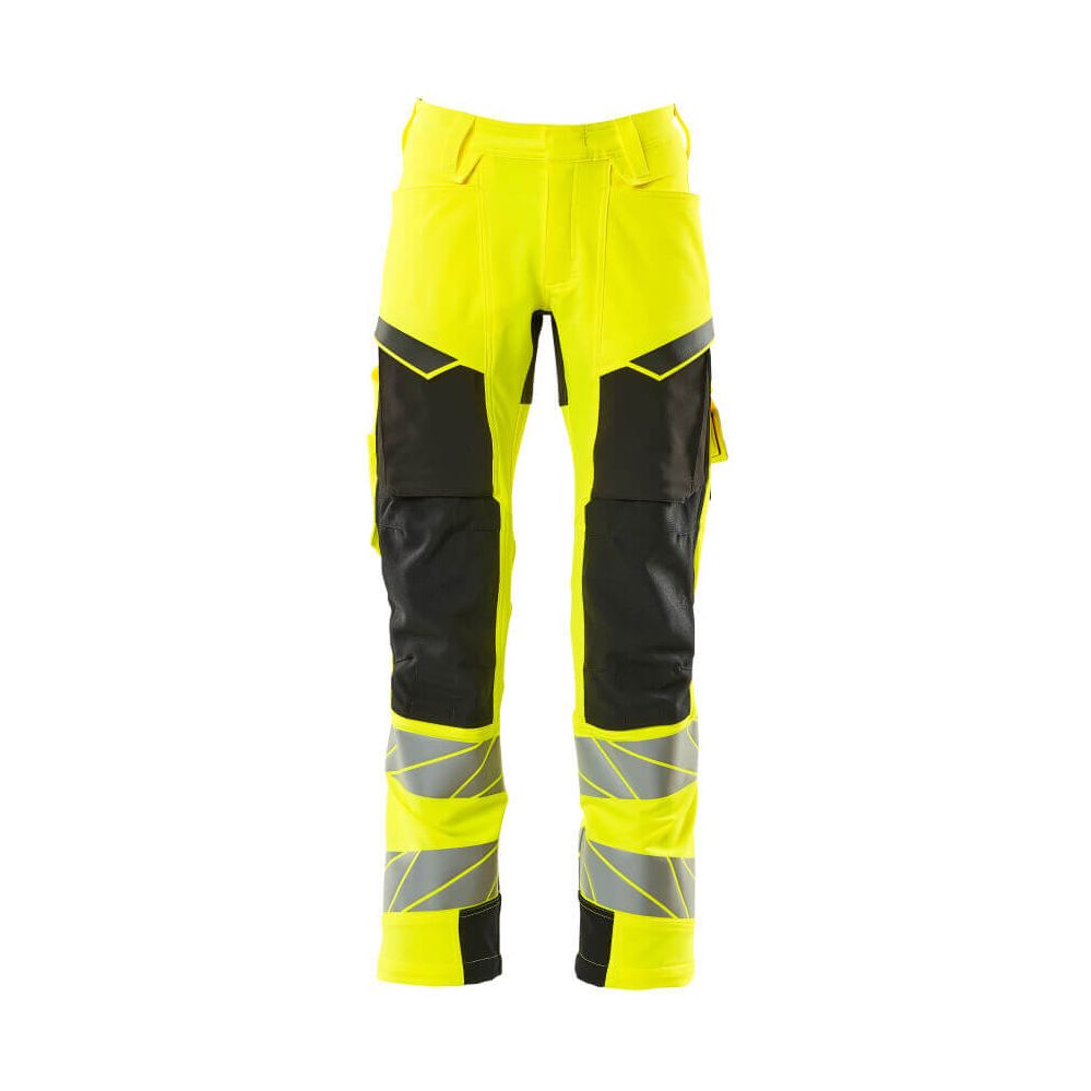 Mascot Hi-Vis Kneepad Trousers With Stretch 19079-511 – workweargurus.com