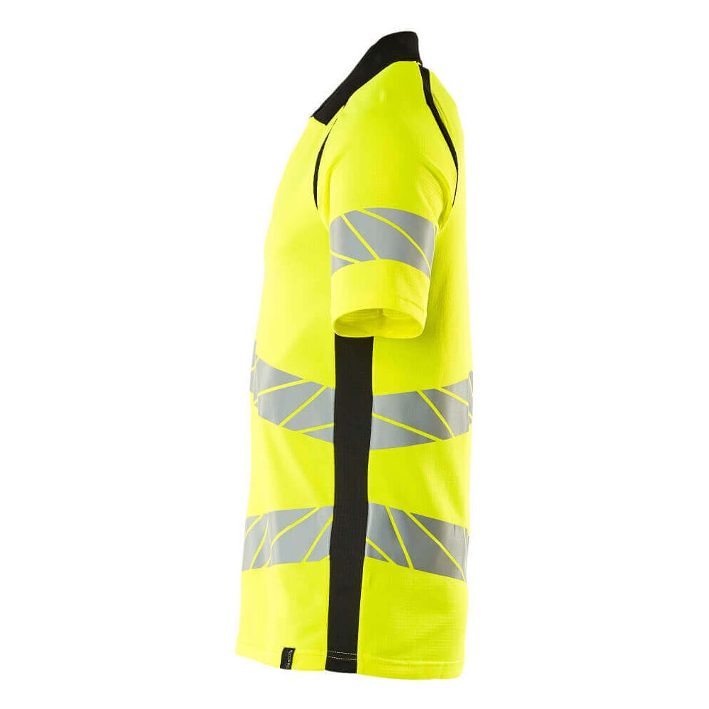 Mascot Hi-Vis Polo Shirt 19083-771 Right #colour_hi-vis-yellow-black