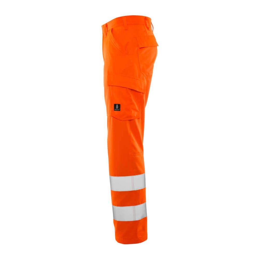 Mascot Hi-Vis Service Trousers  20859-236 Right #colour_hi-vis-orange