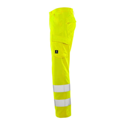 Mascot Hi-Vis Service Trousers  20859-236 Right #colour_hi-vis-yellow