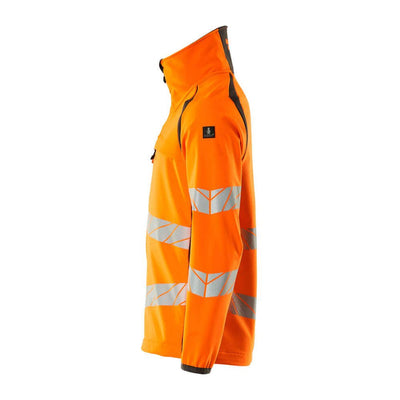 Mascot Hi-Vis Softshell Jacket 19002-143 Right #colour_hi-vis-orange-dark-anthracite-grey