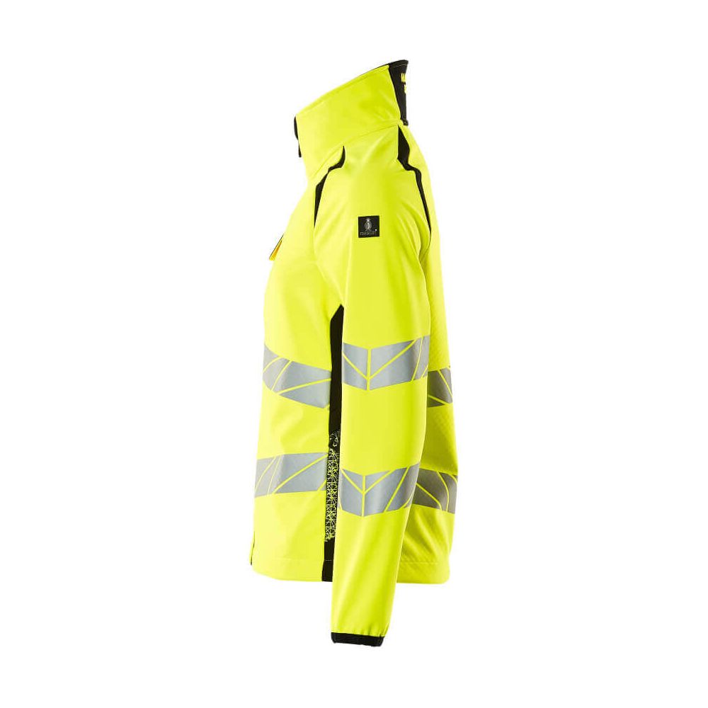 Mascot Hi-Vis Softshell Jacket 19012-143 Right #colour_hi-vis-yellow-black