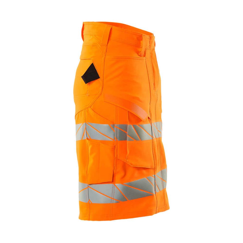 Mascot Hi-Vis Stretch Skirt 19244-711 Left #colour_hi-vis-orange