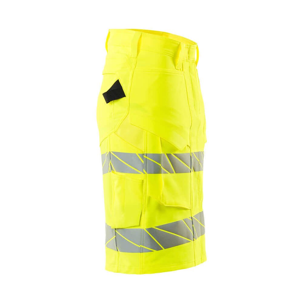 Mascot Hi-Vis Stretch Skirt 19244-711 Left #colour_hi-vis-yellow