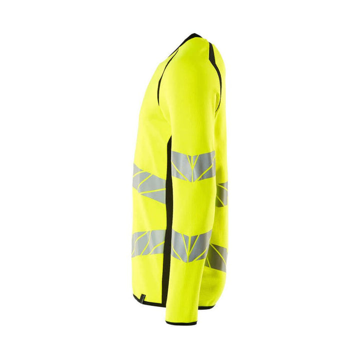 Mascot Hi-Vis Sweatshirt 19084-781 Right #colour_hi-vis-yellow-black