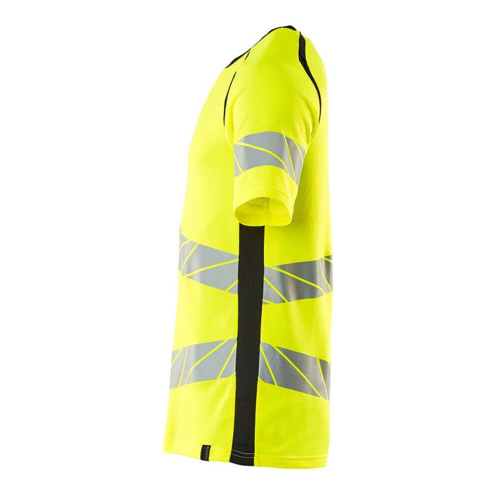 Mascot Hi-Vis T-shirt Short-Sleeve 19082-771 Right #colour_hi-vis-yellow-black