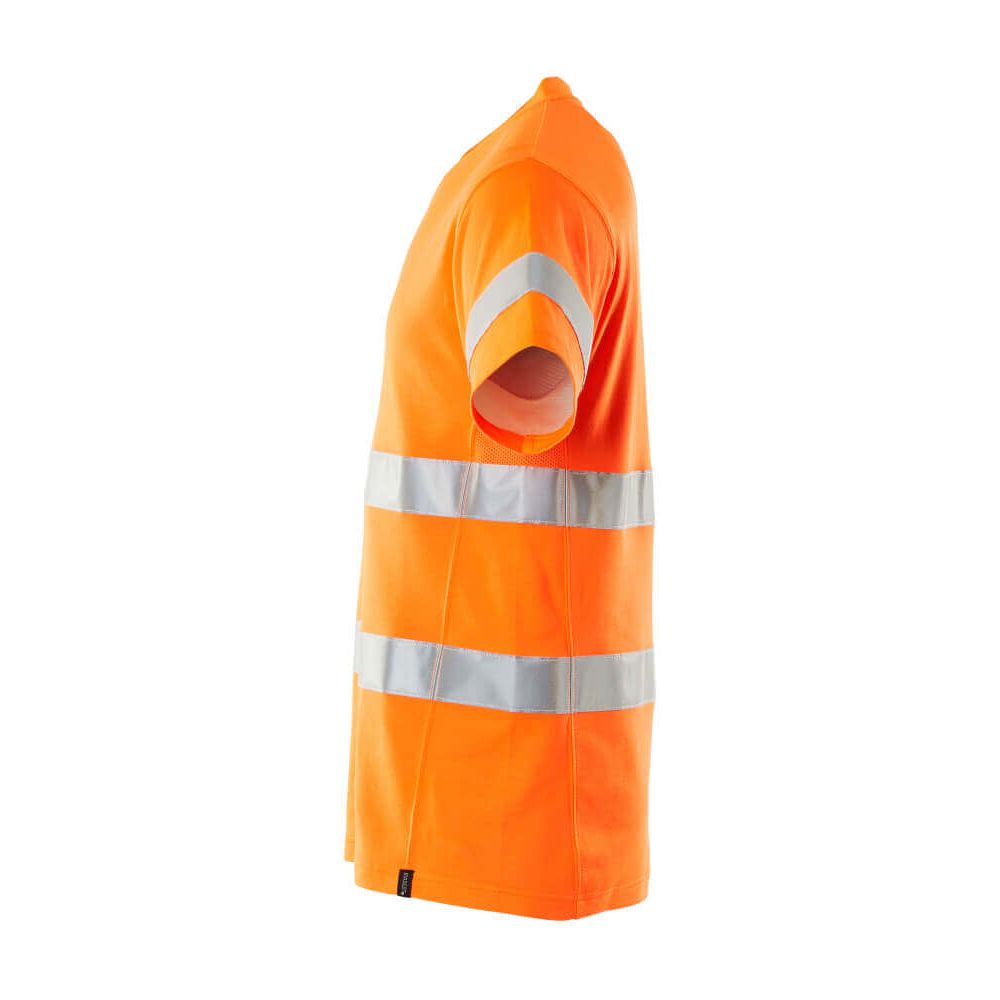 Mascot Hi-Vis T-shirt Short-Sleeve 20882-995 Right #colour_hi-vis-orange