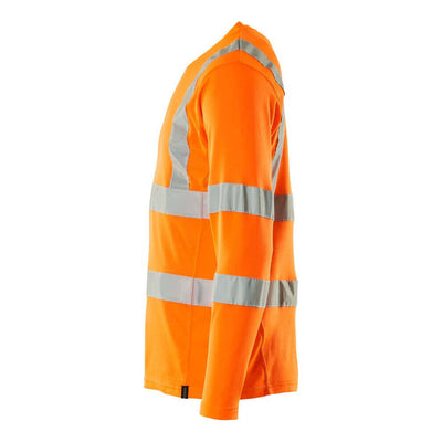 Mascot Hi-Vis T-shirt Long-Sleeved 18281-995 Right #colour_hi-vis-orange