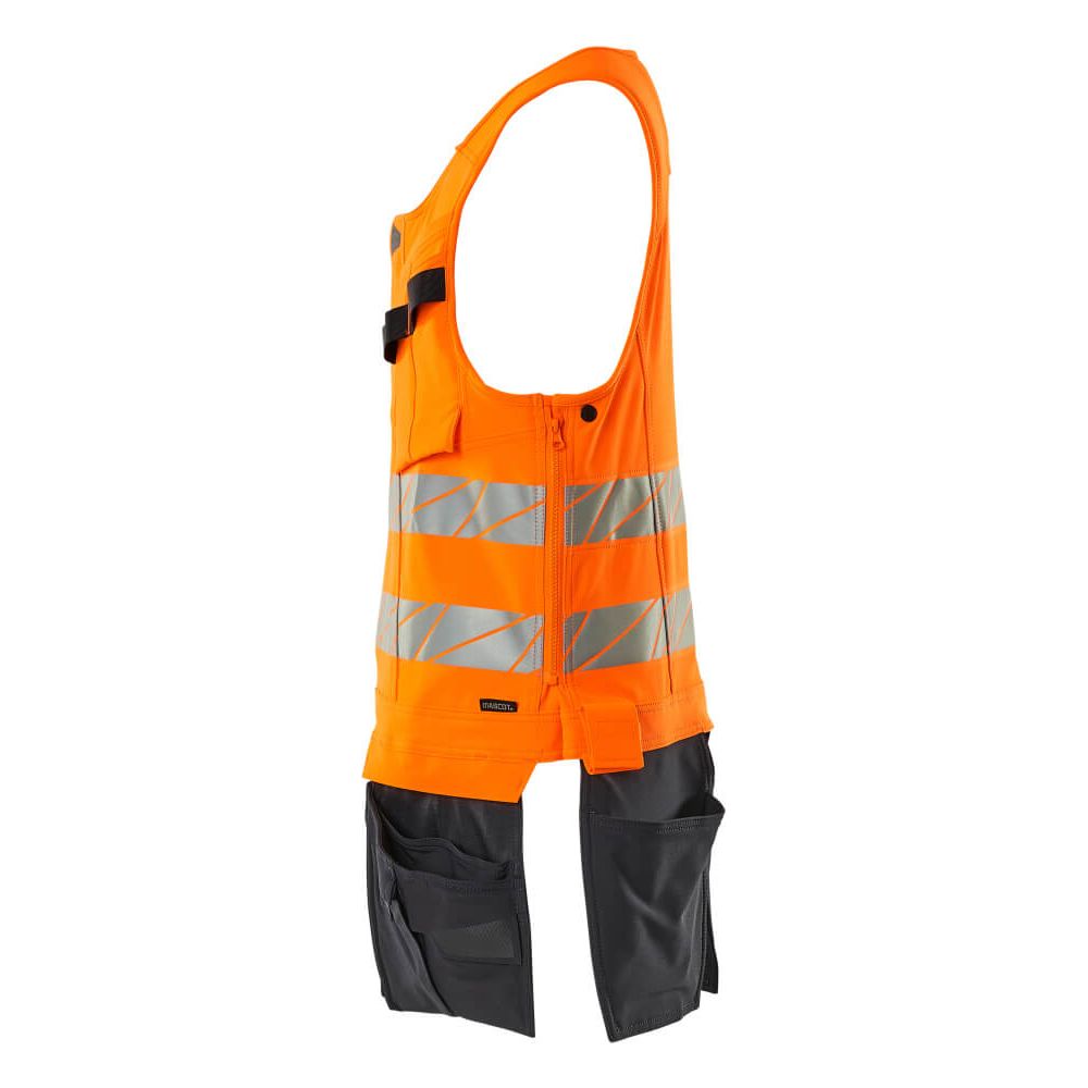 Mascot Hi-Vis Tool Vest Right #colour_hi-vis-orange-dark-navy-blue