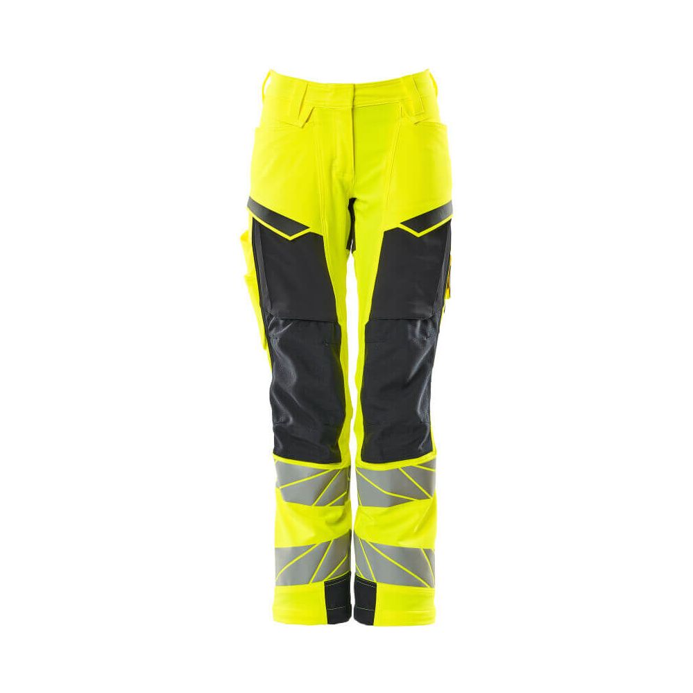 Mascot Hi-Vis Trousers Kneepad Stretch Front