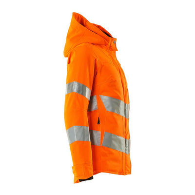 Mascot Hi-Vis Winter Jacket 18545-231 Left #colour_hi-vis-orange