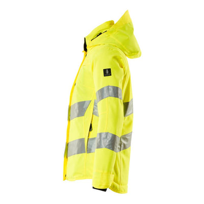 Mascot Hi-Vis Winter Jacket 18545-231 Right #colour_hi-vis-yellow
