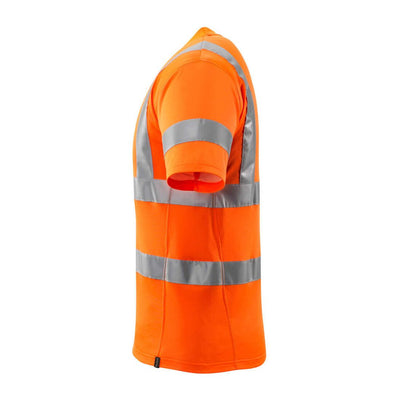 Mascot Hi-Vis Work T-shirt 18282-995 Right #colour_hi-vis-orange