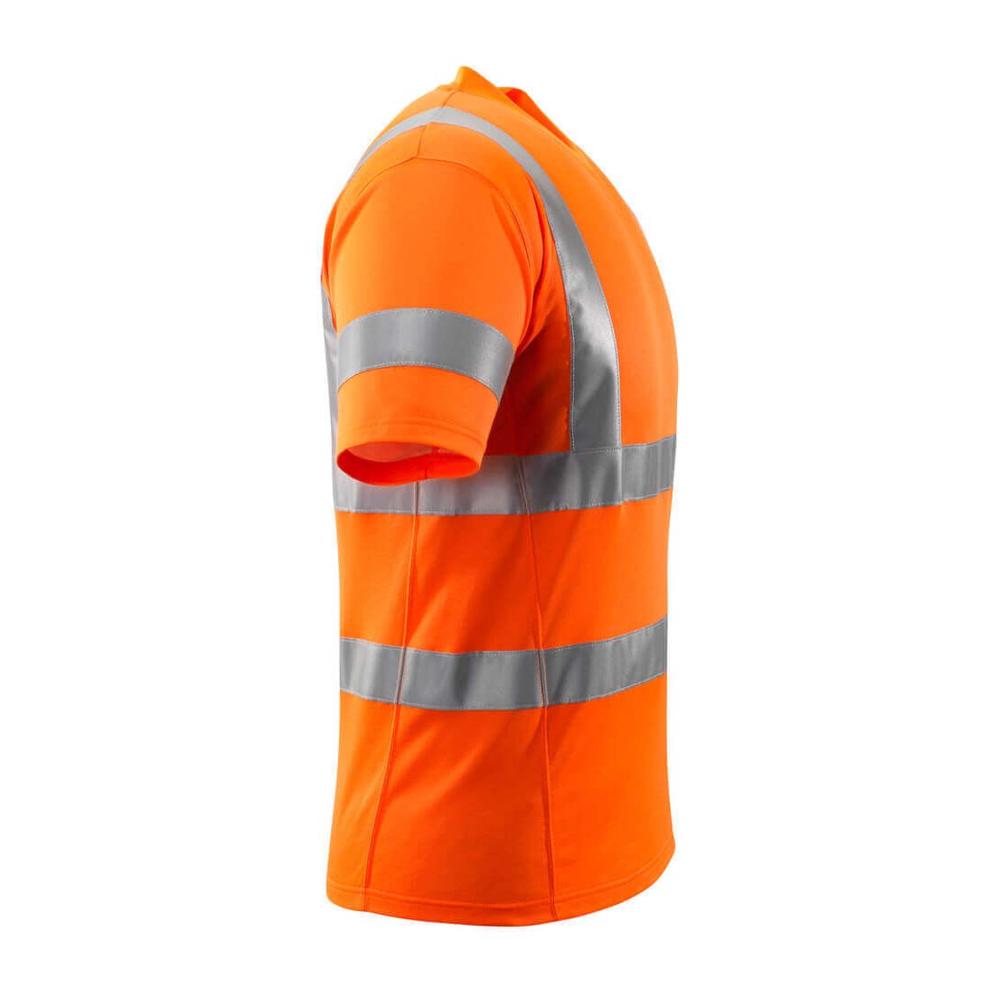 Mascot Hi-Vis Work T-shirt 18282-995 Left #colour_hi-vis-orange