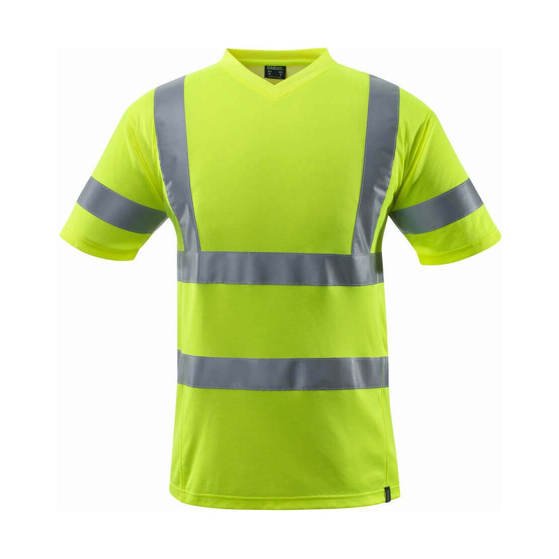 Mascot Hi-Vis Work T-shirt 18282-995 Front #colour_hi-vis-yellow