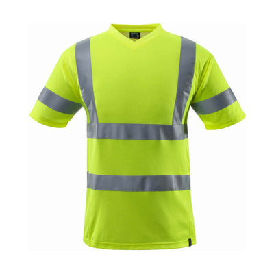 Mascot Hi-Vis Work T-shirt 18282-995 Front #colour_hi-vis-yellow