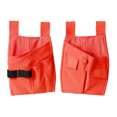 Mascot Holster Pockets with Cordura & Stretch 19050-711 Front #colour_hi-vis-red