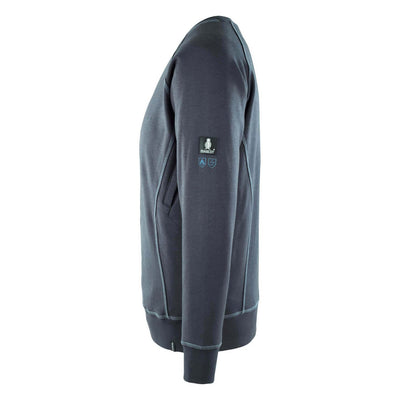 Mascot Horgen Flame-Retardant Sweatshirt 50120-928 Right #colour_dark-navy-blue