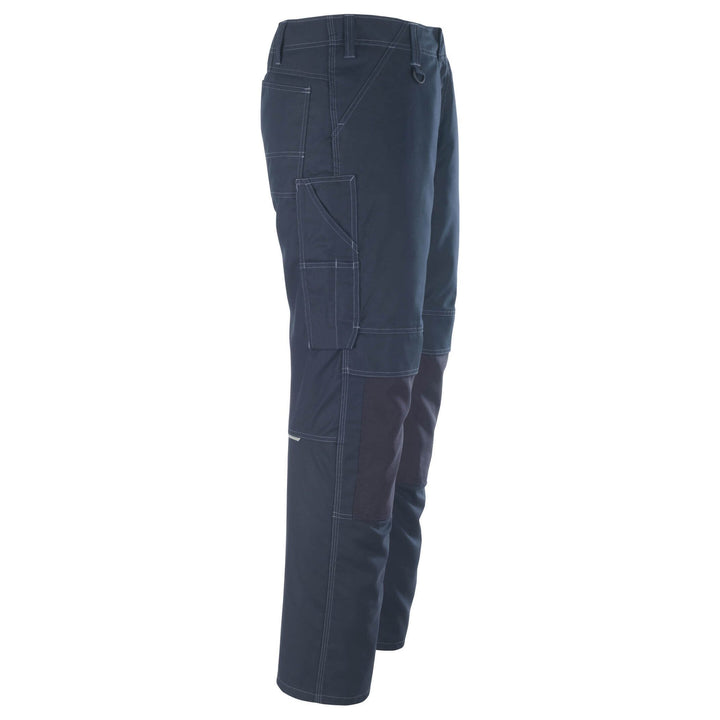 Mascot Houston Work Trousers 10179-154 Left #colour_dark-navy-blue