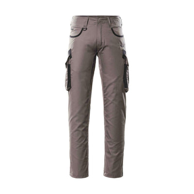 Mascot Ingolstadt Two-Tone Work Trousers 16279-230 Front #colour_anthracite-grey-black