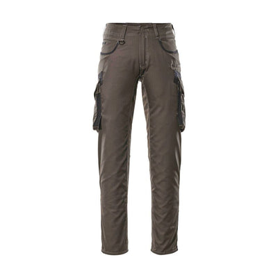 Mascot Ingolstadt Two-Tone Work Trousers 16279-230 Front #colour_dark-anthracite-grey-black