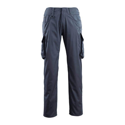 Mascot Ingolstadt Work Trousers Thigh-Pockets 16179-230 Front #colour_dark-navy-blue