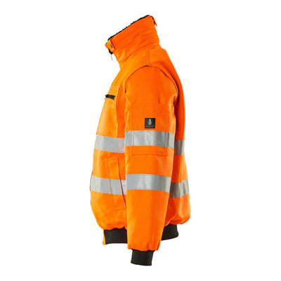Mascot Innsbruck Hi-Vis Pilot Jacket 00520-660 Right #colour_hi-vis-orange