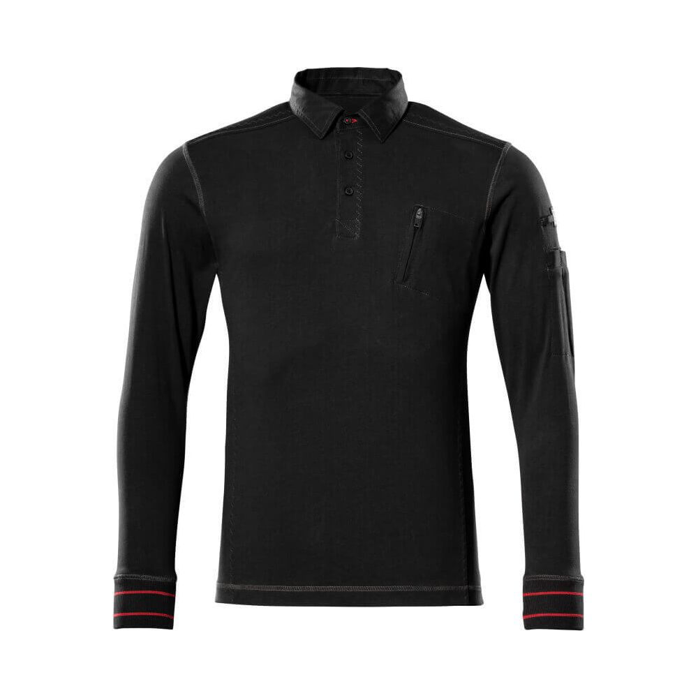 Mascot Ios Polo Sweatshirt 50352-833 Front #colour_black