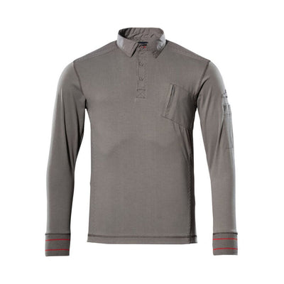 Mascot Ios Polo Sweatshirt 50352-833 Front #colour_light-anthracite-grey
