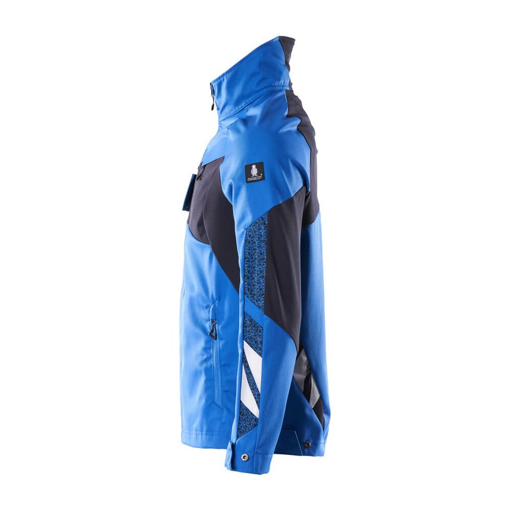Mascot Jacket Stretch Storm-Flap 18509-442 Right #colour_azure-blue-dark-navy-blue