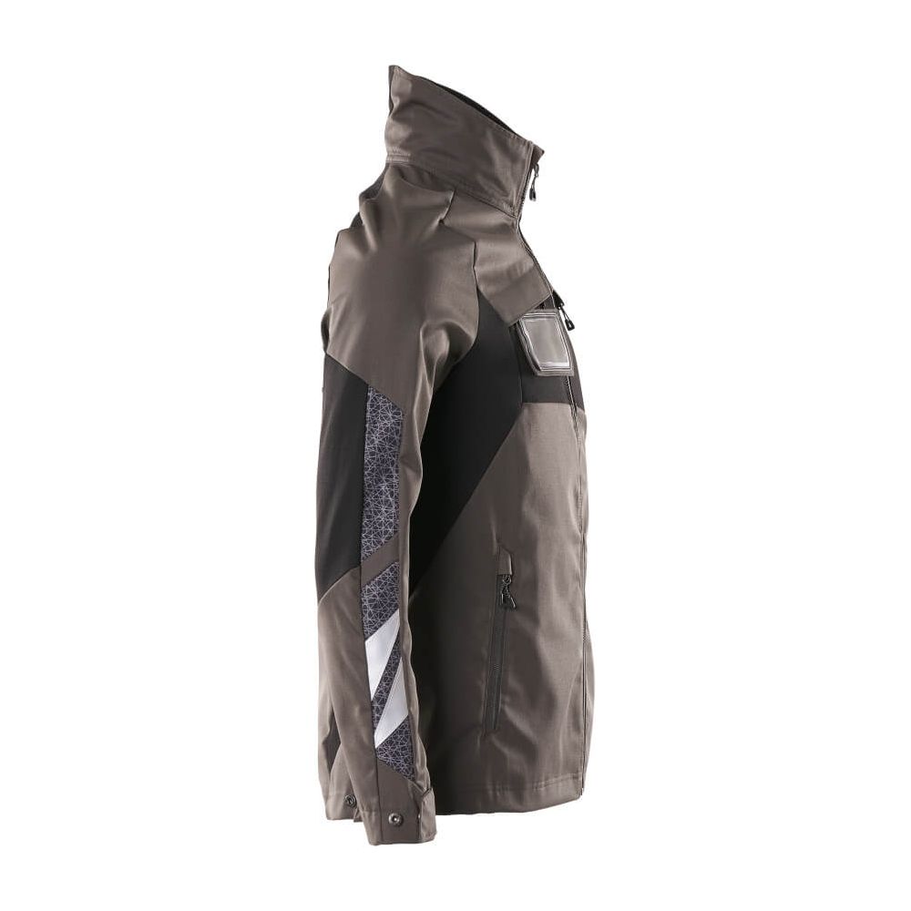 Mascot Jacket Stretch Storm-Flap 18509-442 Left #colour_dark-anthracite-grey-black