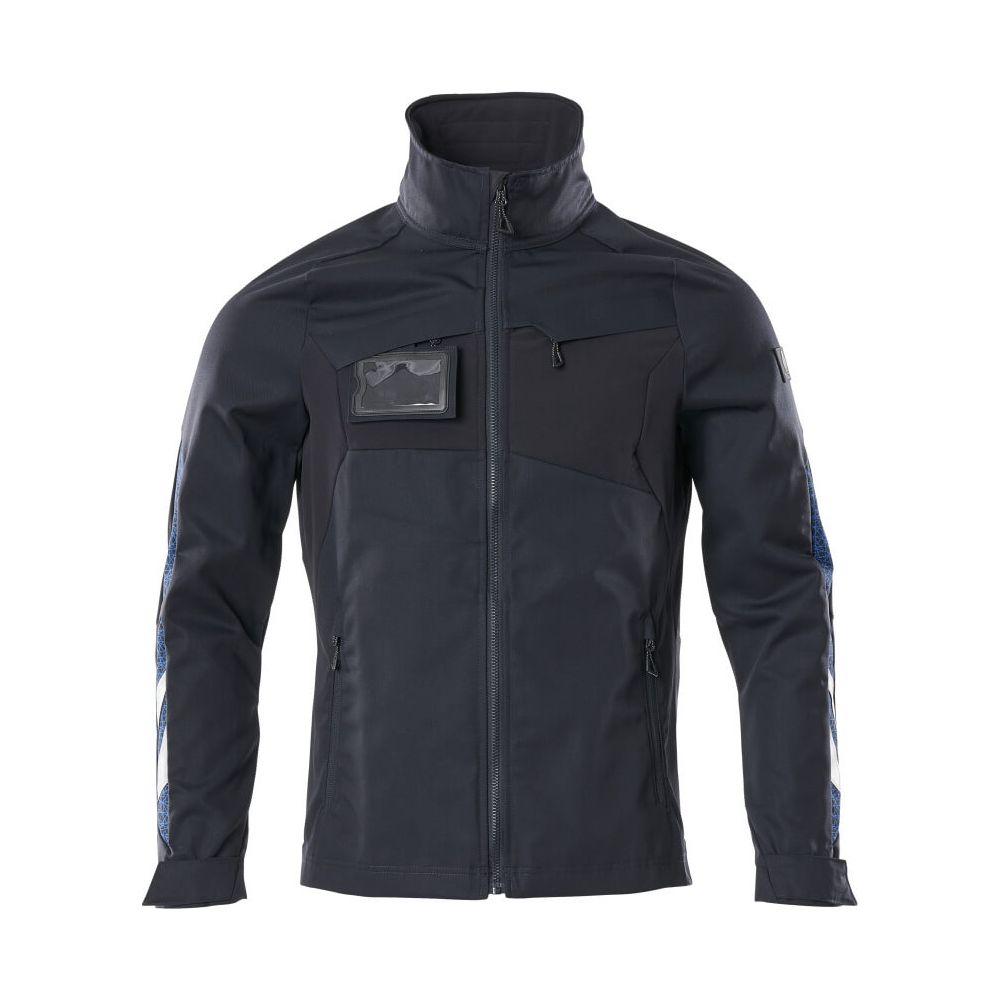 Mascot Jacket Stretch Storm-Flap 18509-442 Front #colour_dark-navy-blue