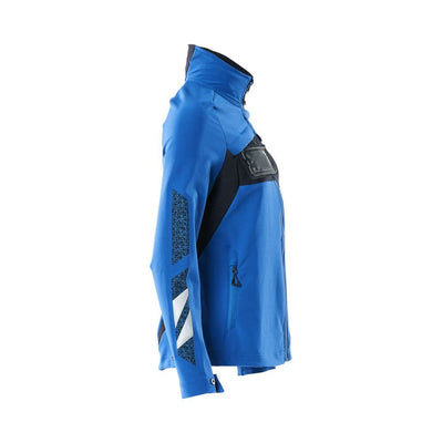 Mascot Jacket with Stretch 18008-511 Left #colour_azure-blue-dark-navy-blue