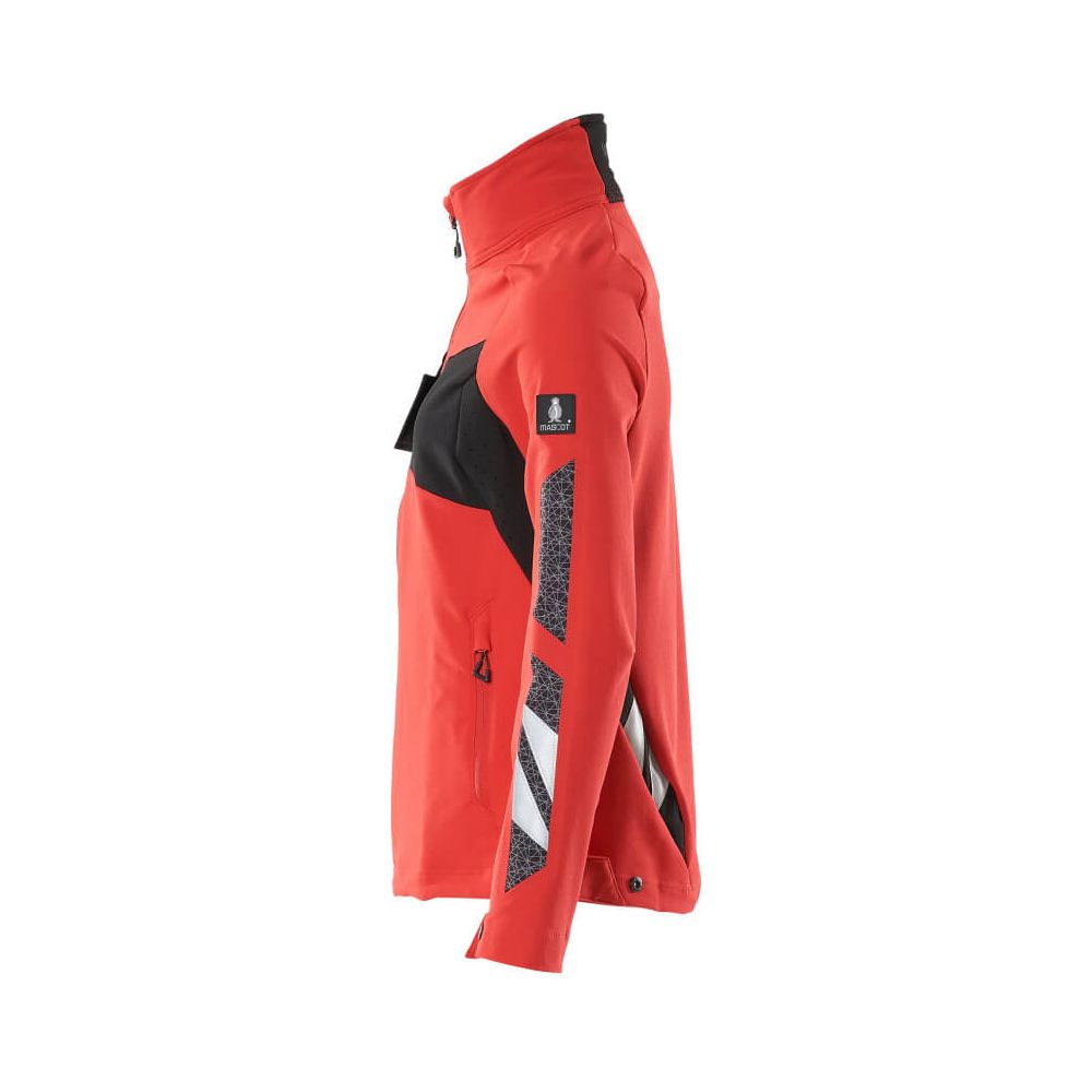 Mascot Jacket with Stretch 18008-511 Right #colour_traffic-red-black