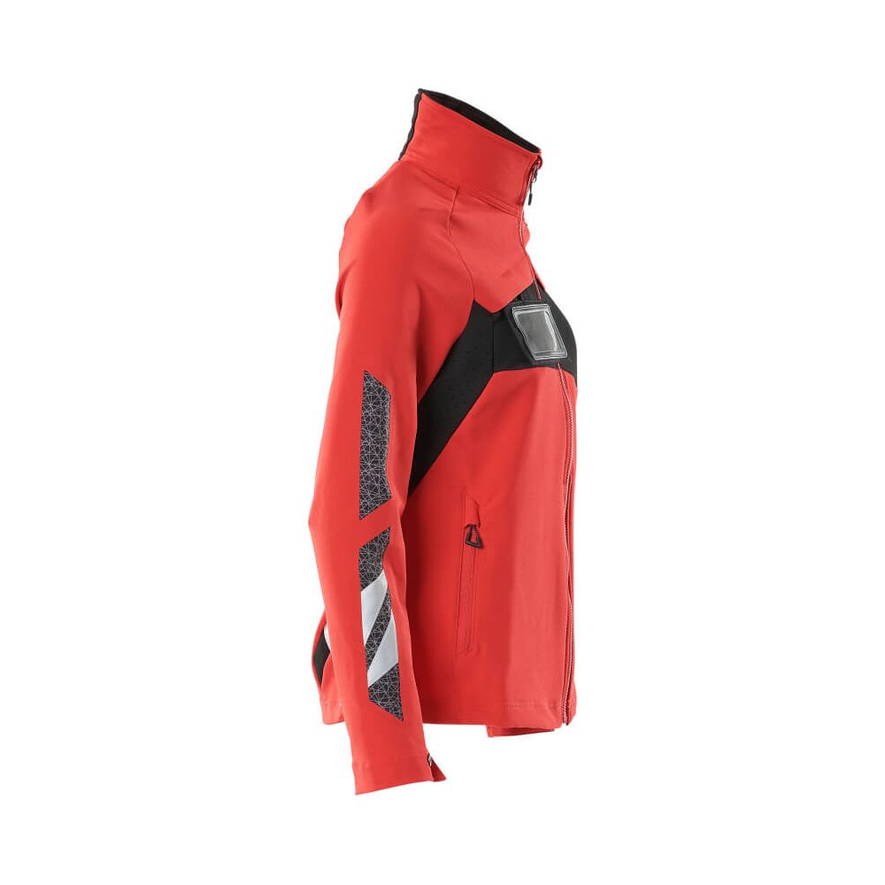 Mascot Jacket with Stretch 18008-511 Left #colour_traffic-red-black