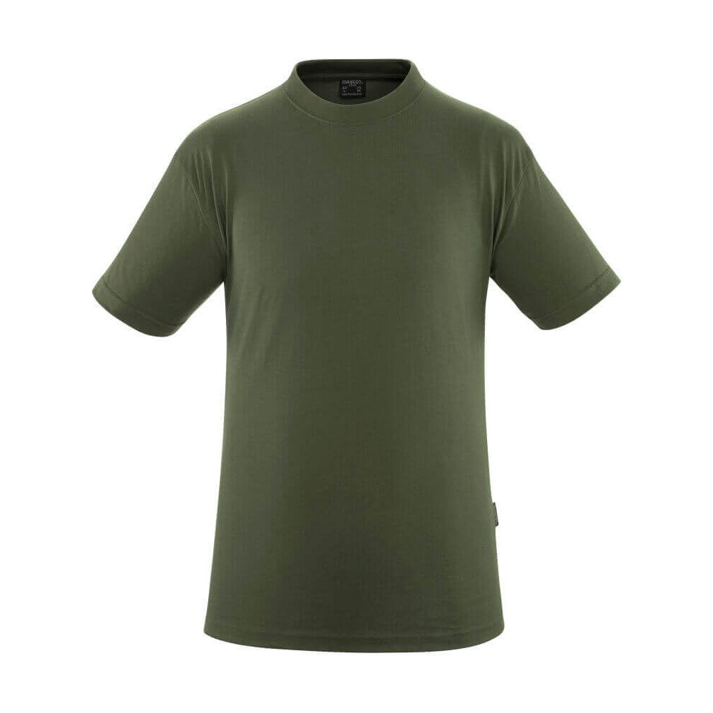 Mascot Java T-shirt Hard-Wearing Cotton 00782-250 Front #colour_moss-green