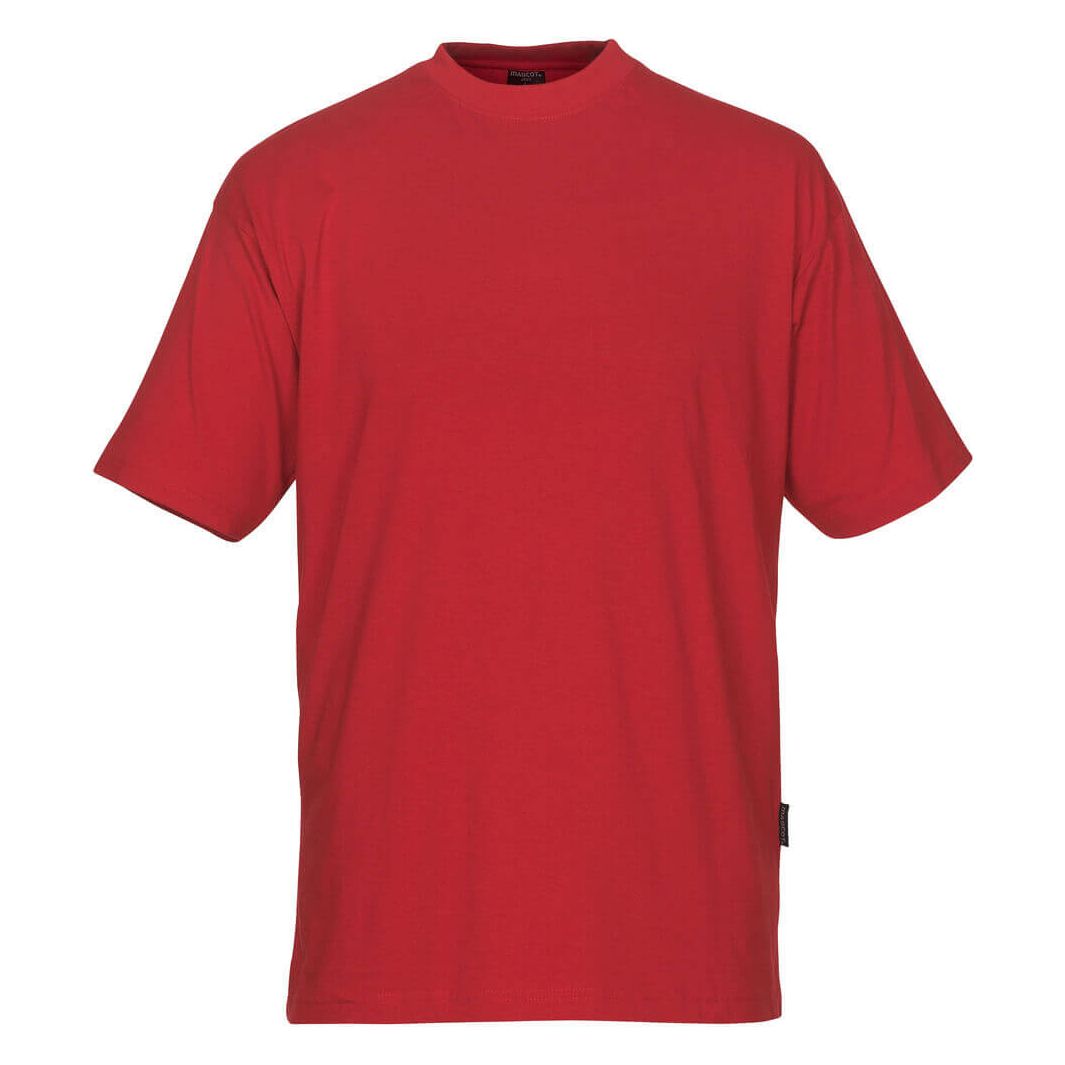 Mascot Java T-shirt Hard-Wearing Cotton 00782-250 Front #colour_red