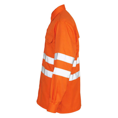 Mascot Jona Hi-Vis Shirt 06004-136 Right #colour_hi-vis-orange