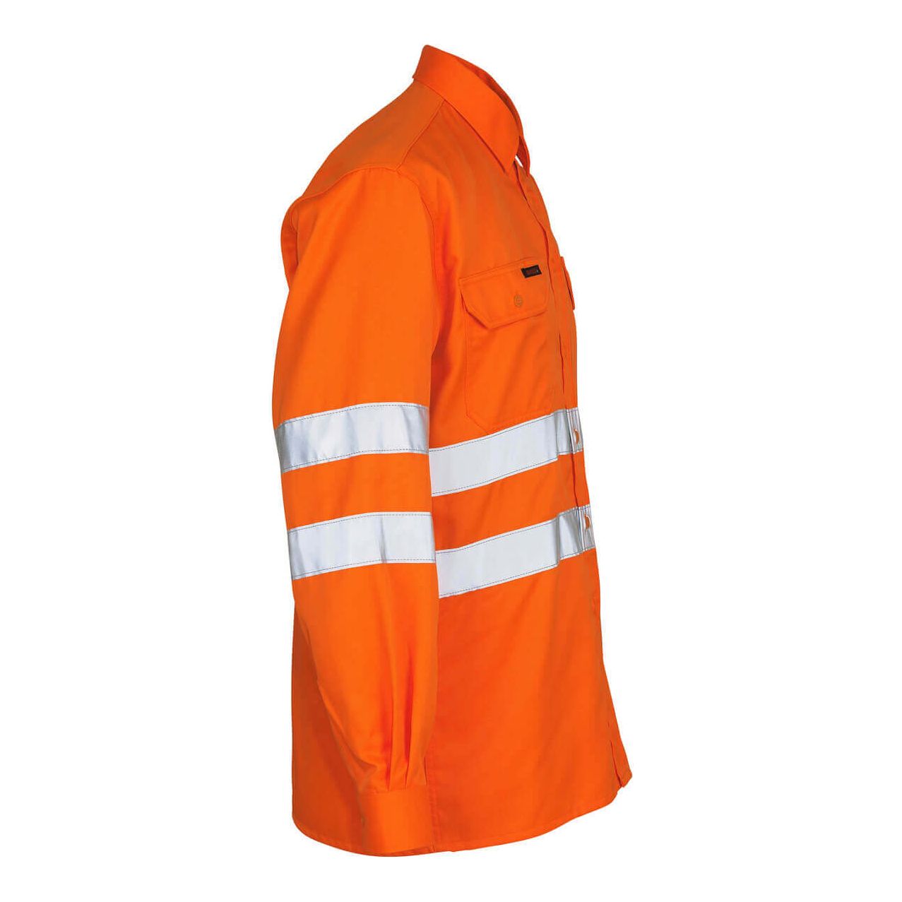 Mascot Jona Hi-Vis Shirt 06004-136 Left #colour_hi-vis-orange