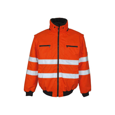 Mascot Kaprun Hi-Vis Pilot Jacket 00535-880 Front #colour_hi-vis-orange