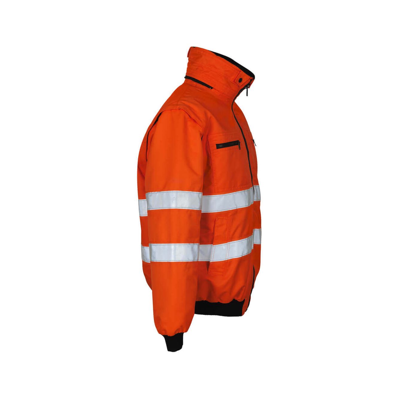 Mascot Kaprun Hi-Vis Pilot Jacket 00535-880 Left #colour_hi-vis-orange