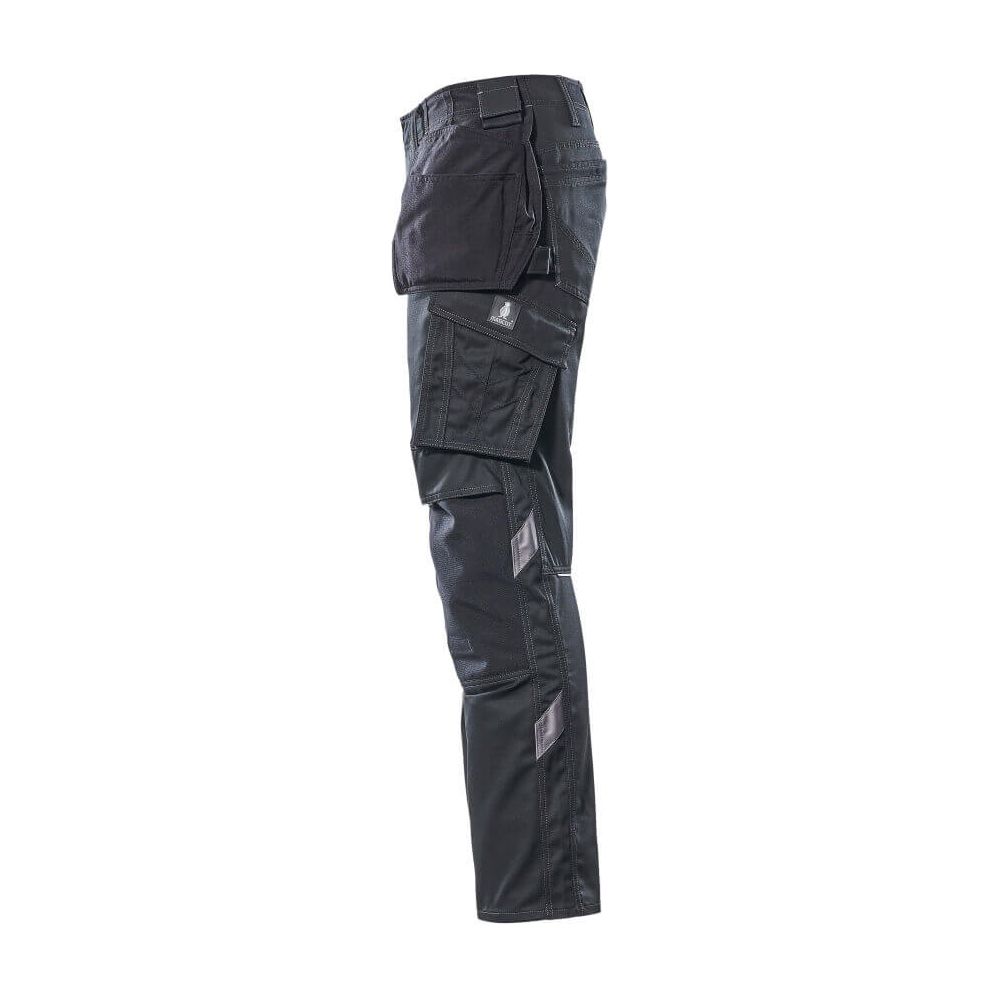 Mascot Kassel Trousers Kneepad-Holster-Pockets 17731-442 Right #colour_black