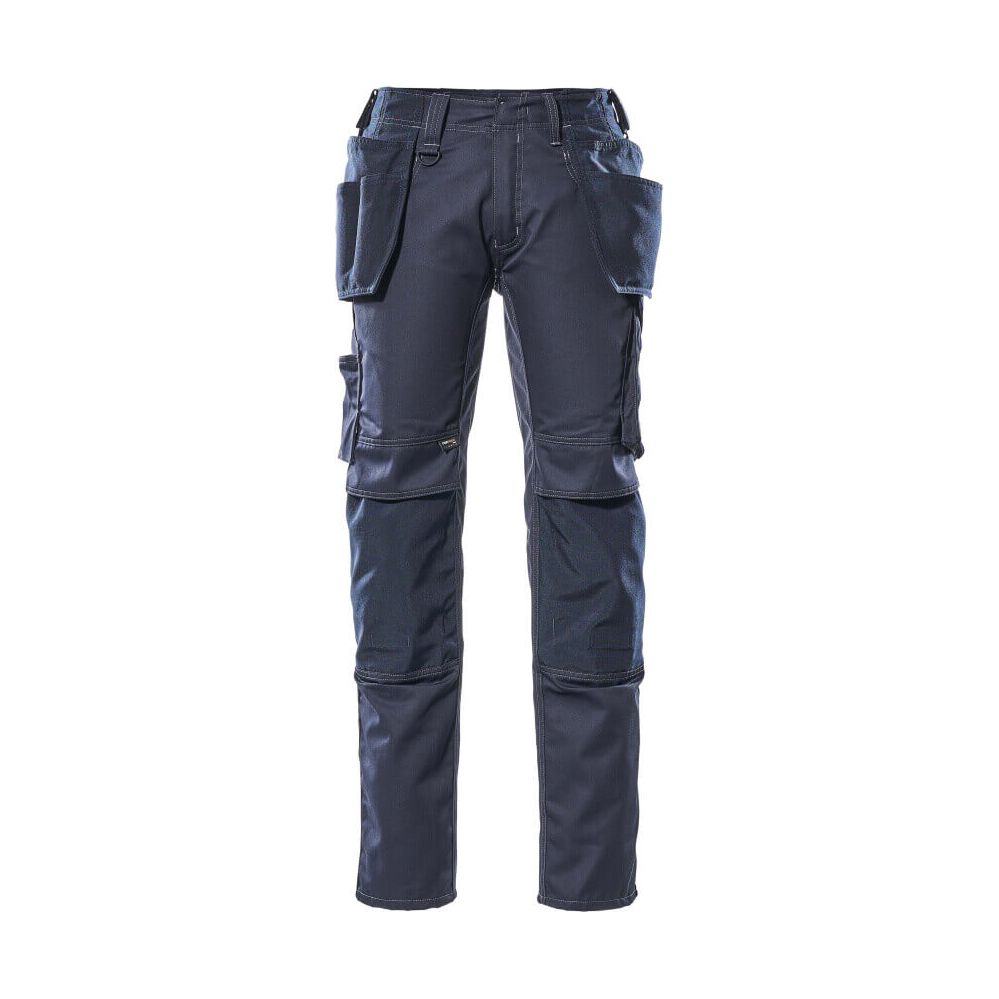 Mascot Kassel Trousers Kneepad Holster Pockets 17731 442 Dark Navy Blue 1