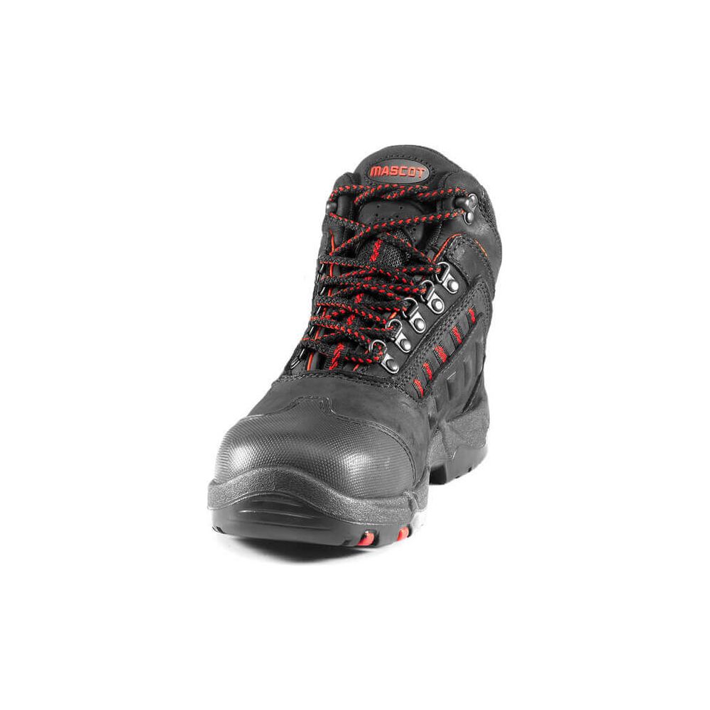 Mascot Kenya Safety Work Boots S3 F0025-901 Right #colour_black-red