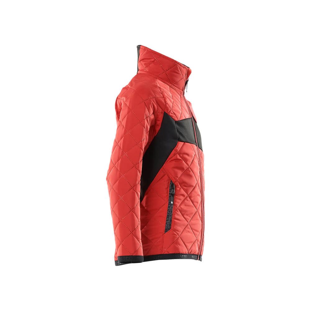 Mascot Kids Lightweight Insulated Jacket 18915-318 Left #colour_traffic-red-black