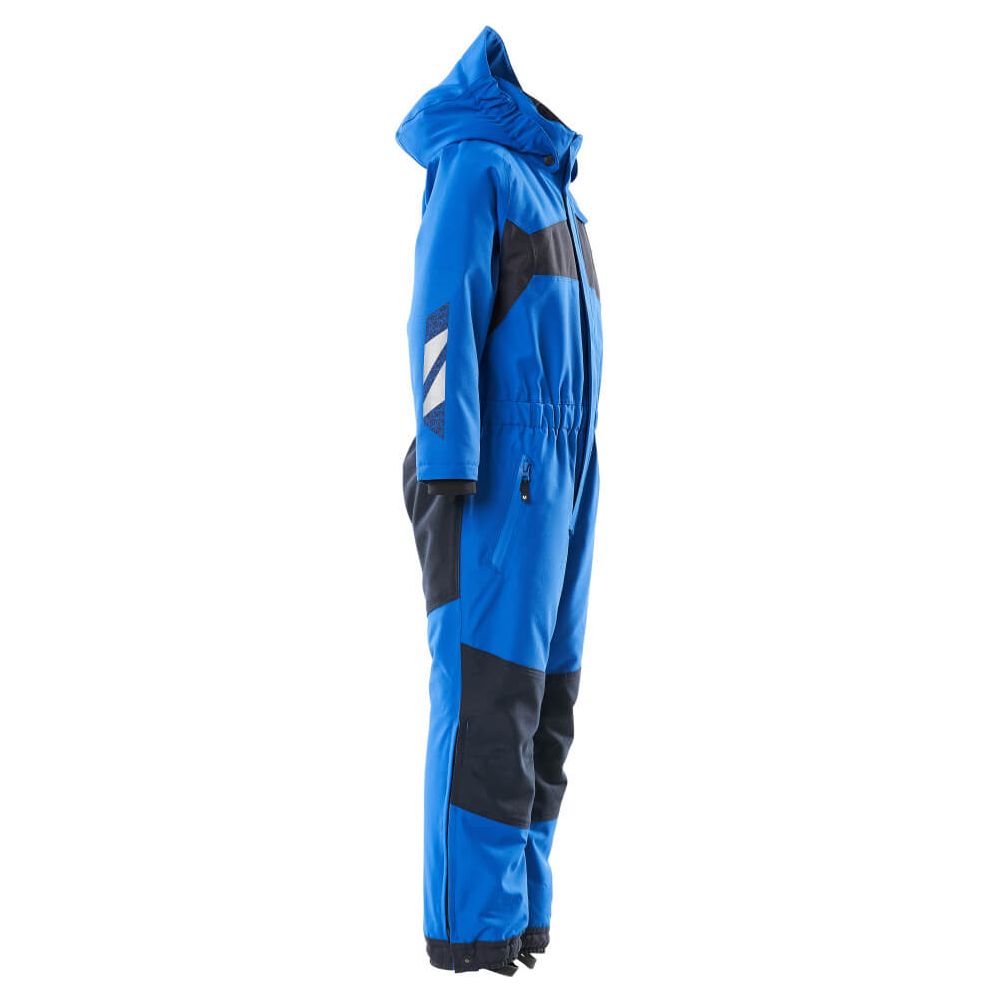 Mascot Kids Lightweight Padded Snowsuit 18919-231 Left #colour_azure-blue-dark-navy-blue