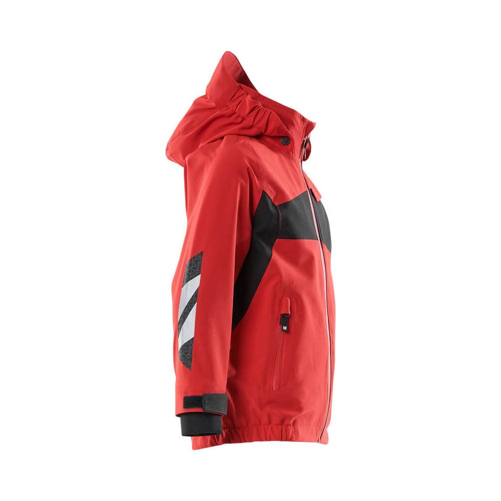 Mascot Kids Softshell Jacket 18901-249 Left #colour_traffic-red-black