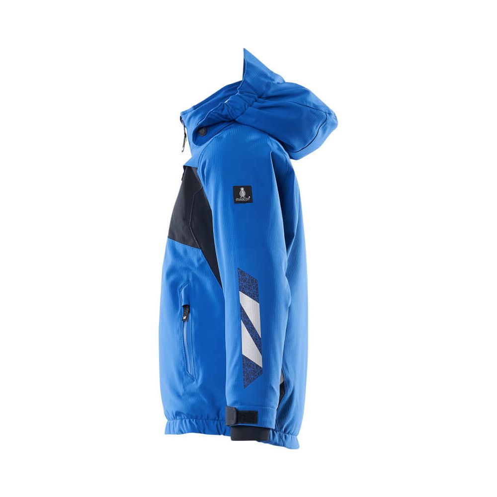 Mascot Kids Winter Jacket 18935-249 Right #colour_azure-blue-dark-navy-blue